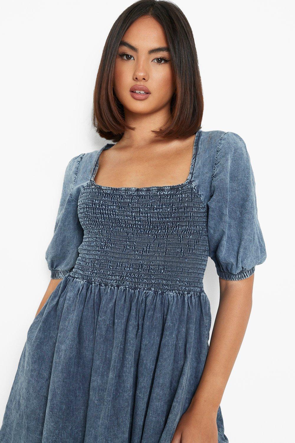 Finders keepers denim outlet dress